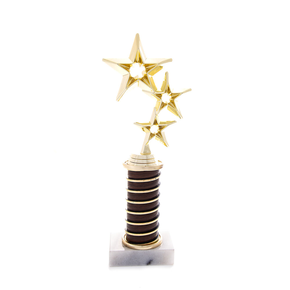 Column Riser with Star Trophy – CR023 - TrophyStore