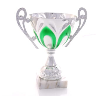 Metal Cup Silver /Green - CU0023C+ M4