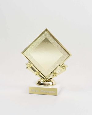 Gold Diamond Star Holder - G5095+M4
