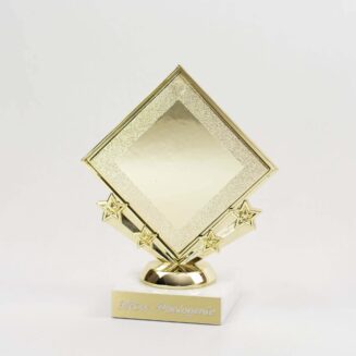 Gold Diamond Star Holder - G5095+M4