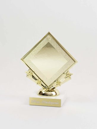 Gold Diamond Star Holder - G5095+M4