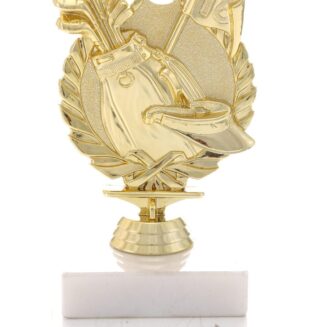 Gold Golf Wreath - GOLF10