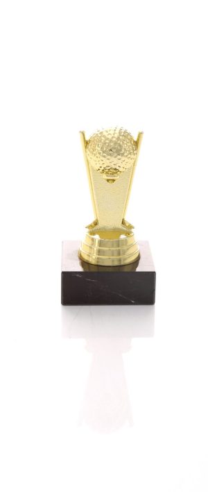 Golden Golf ball - GOLF12