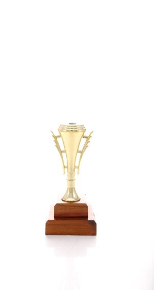 Trumpet Cup on Wooden Base - TE8699+K16