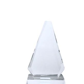 Glass Triangle trophy - CS-BB12L