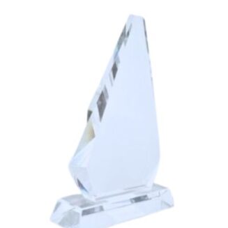 Glass Triangle trophy - CS-BB12M