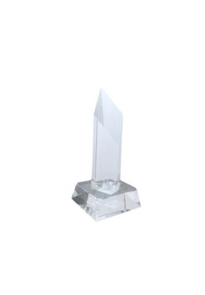 Solid pillar glass trophy - CS-HK3-X