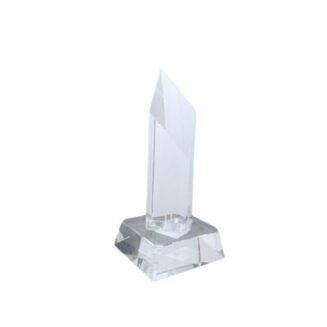 Solid pillar glass trophy - CS-HK3-X