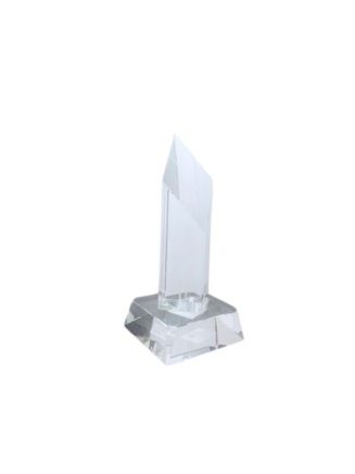 Solid pillar glass trophy - CS-HK3-X