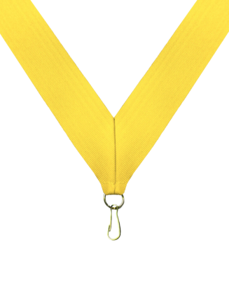 Yellow Neck Ribbon with Clip - RB-Y