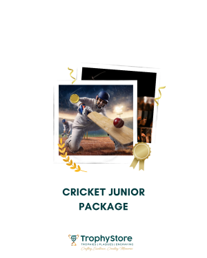 Junior Cricket Package