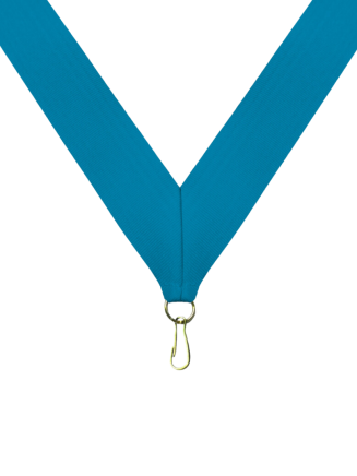 Blue Neck Ribbon with Clip - RB-1