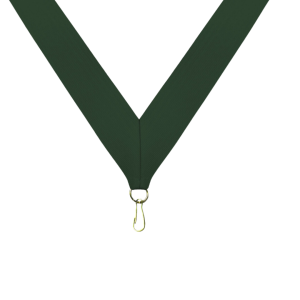 Bottle Green Neck Ribbon with Clip - RB-BG