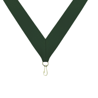 Bottle Green Neck Ribbon with Clip - RB-BG