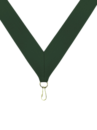 Bottle Green Neck Ribbon with Clip - RB-BG