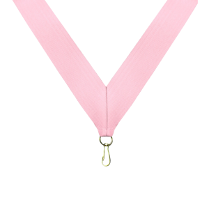 Pink Neck Ribbon with Clip - RB-P