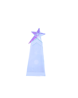 Slanted Block star Trophy - GH-3040
