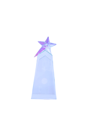 Slanted Block star Trophy - GH-3040