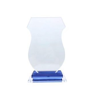 Glass Shield with Blue Insert Base - CC089-083